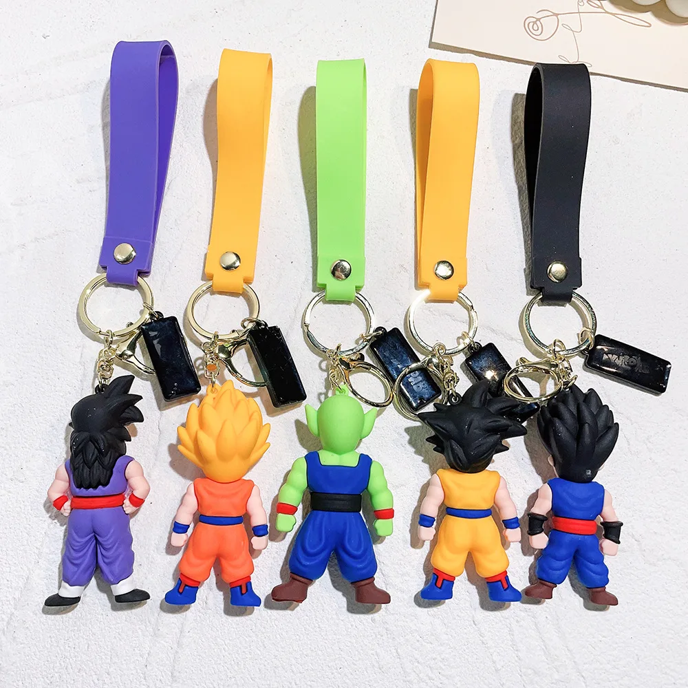 Cartoon Anime Dragon ball Keycahin Fashion Car Key Ring Cute Dolls Backpack Pendant Ornaments Accessories Holiday Gifts