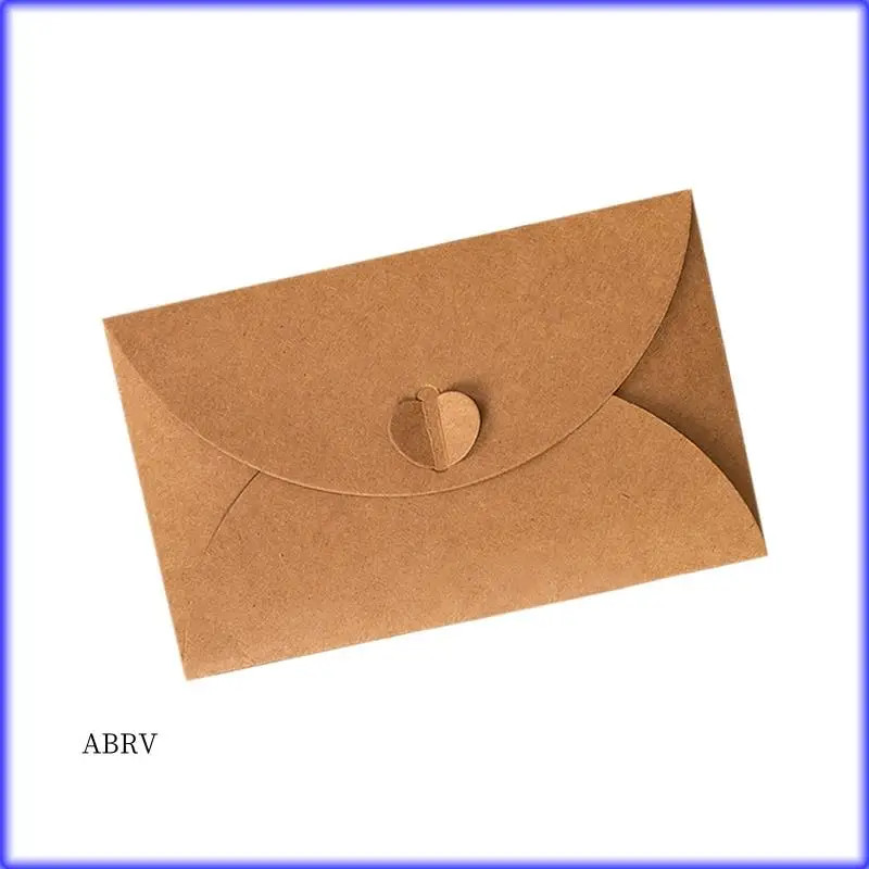 

Highly Recommended-100Pcs Kraft Mini Envelopes Brown Kraft Envelopes For Gift Cards And Business Cards 17.5X11cm