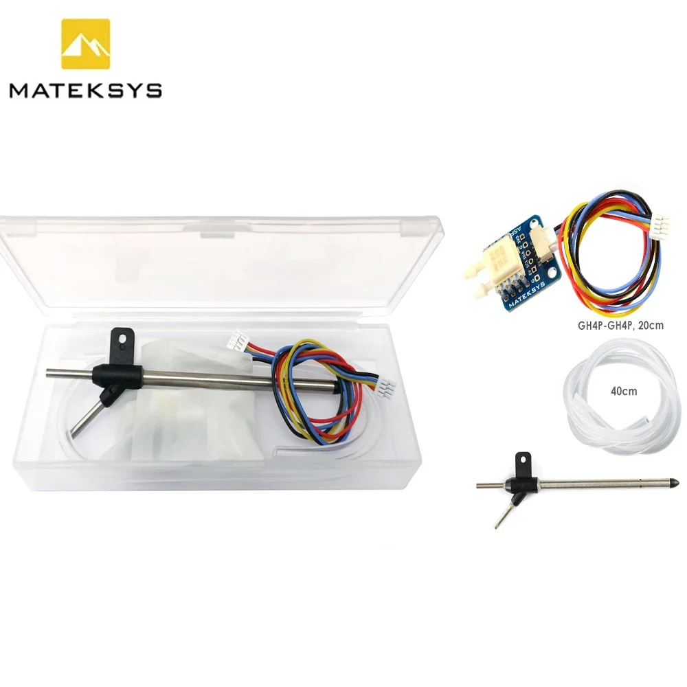 

MATEKSYS ASPD-4525 ЦИФРОВОЙ ВОЗДУШНЫЙ ДАТЧИК 4 ~ 6 В постоянного тока для контроллеров полетов F405-WING F411-WING F722-Wing RC FPV Racing Drone