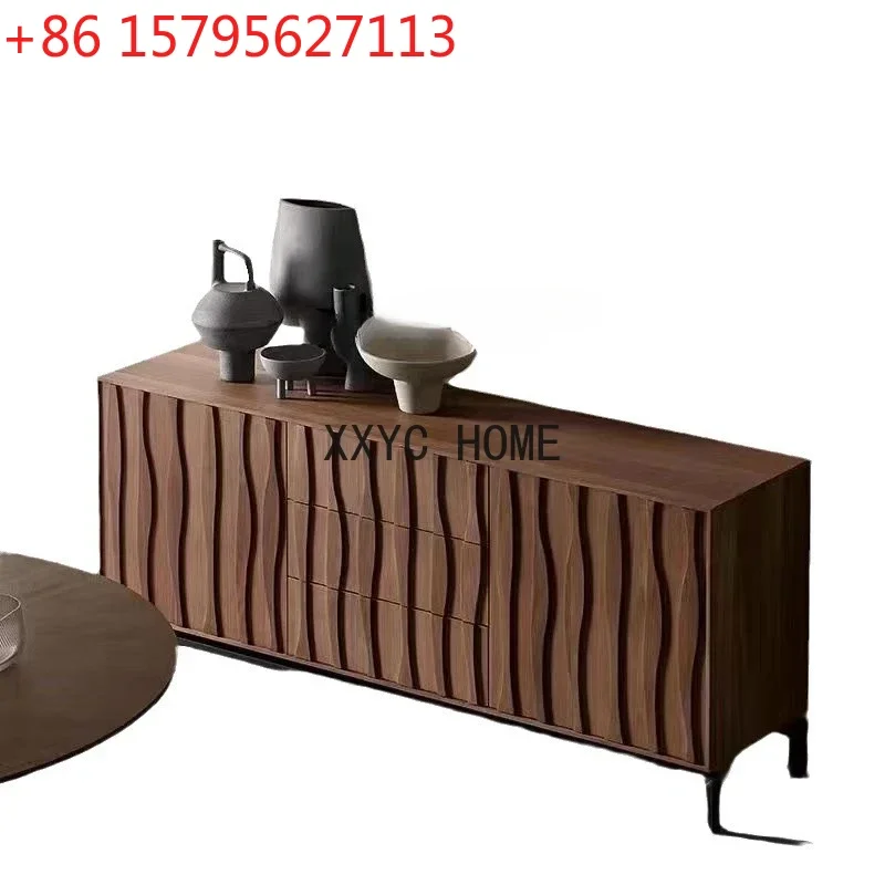 

Тумба для хранения из массива дерева в минималистичном стиле, для кухни, столовой, под телевизор