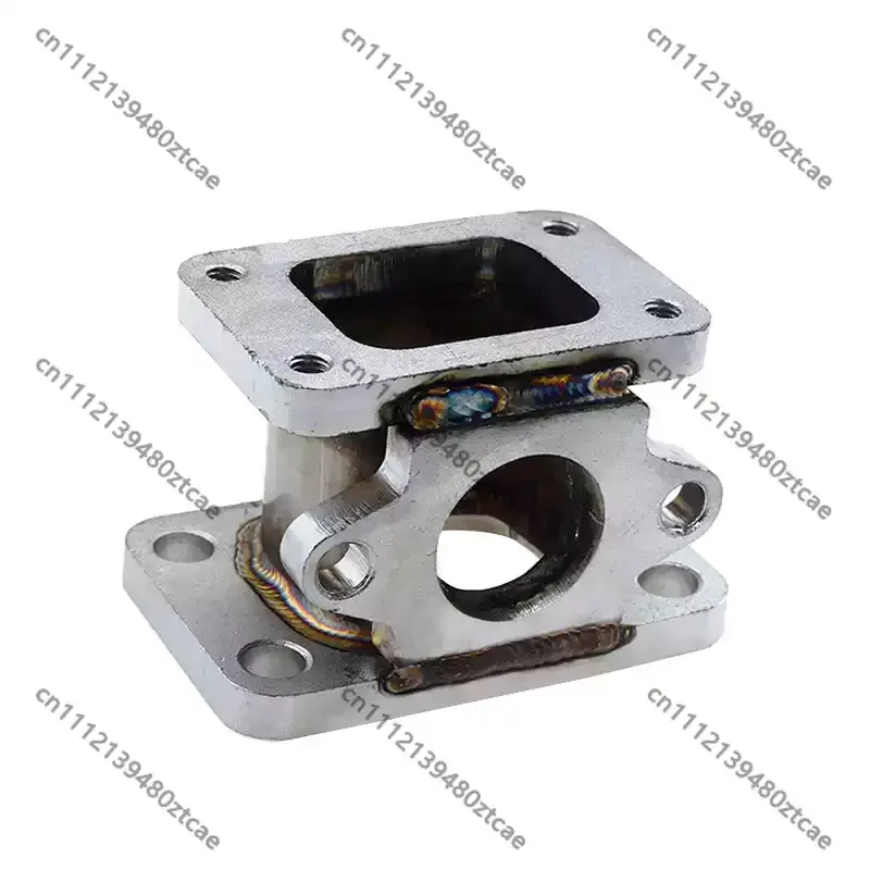 Auto Turbo Exhaust Turbine Adapter Flange With 38mm Exhaust Valve Interface Manifold Connecting Replacement Parts