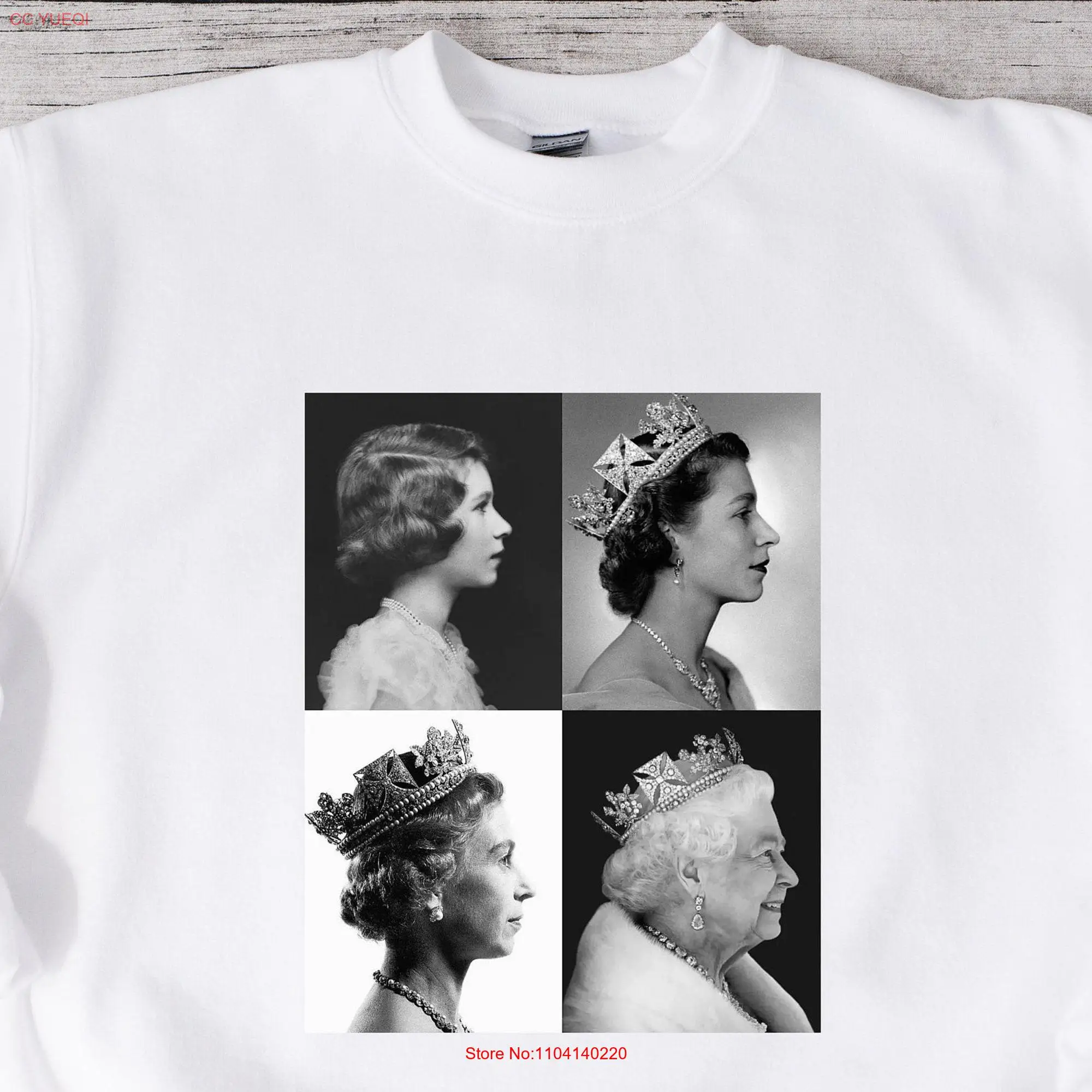 Queen Elizabeth T Shirt England End of an Era RIP Death long or short sleeves