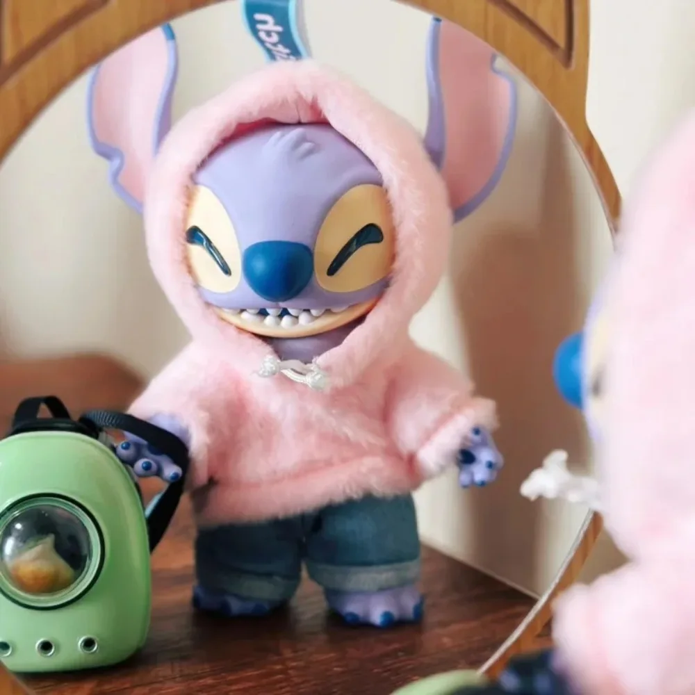 Cartoon STC Street Series Vinyl Blind Box Joint Beweegbare Stitch Model Rugzak Hanger Verjaardagscadeau Bureau Auto Pop Decoratie