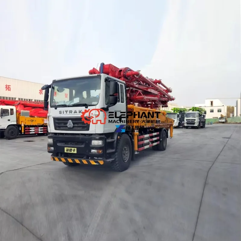 New 30m Concrete Pump Truck 100M3 H High Efficiency Construction Machinery for Site Concrete Pouring Transfer Operations