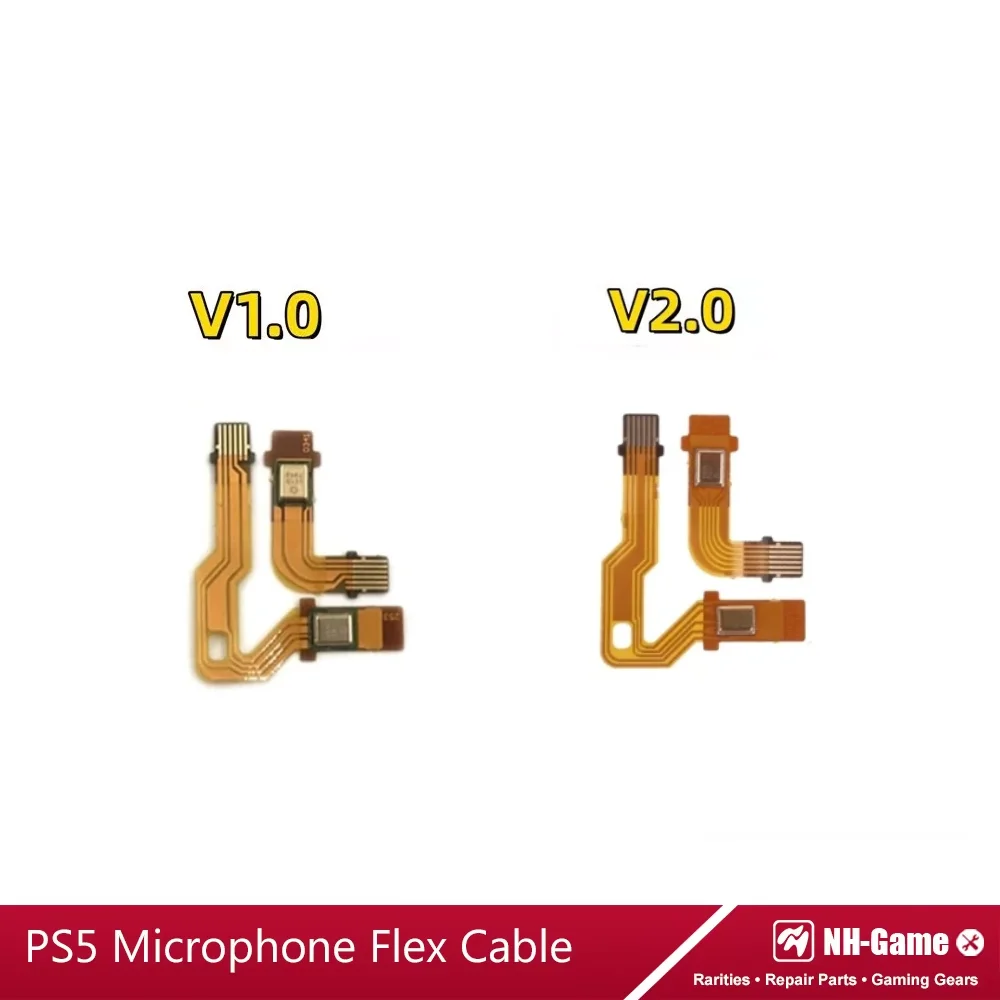 

20pairs Microphone Flex Cable For PS5 Controller BDM-010 Inner Mic Ribbon Cable For Ps5 Gamepad BDM-020 Joystick