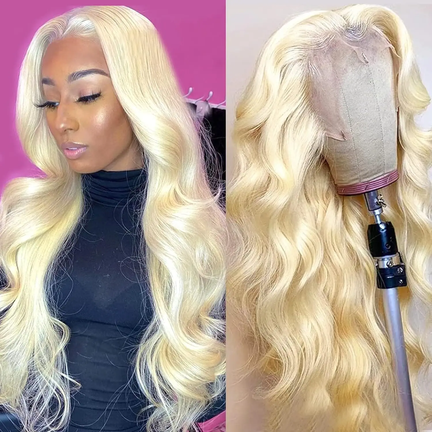 613 Blonde Lace Front Wigs Human Hair Body Wave 13x6 Hd Lace Frontal Wig 613 Body Wave 13x4 Lace Front Wigs 100% Human Hair Wig