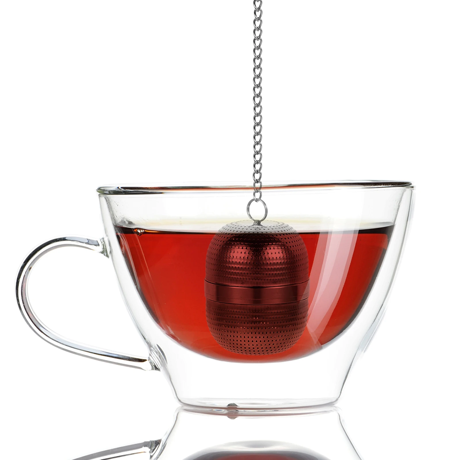 

Strainer Set Stainless Steel Fine Mesh Filter For Loose Leaf Herb Spices Infuser Cup Portable Kitchen Tea Tool Household