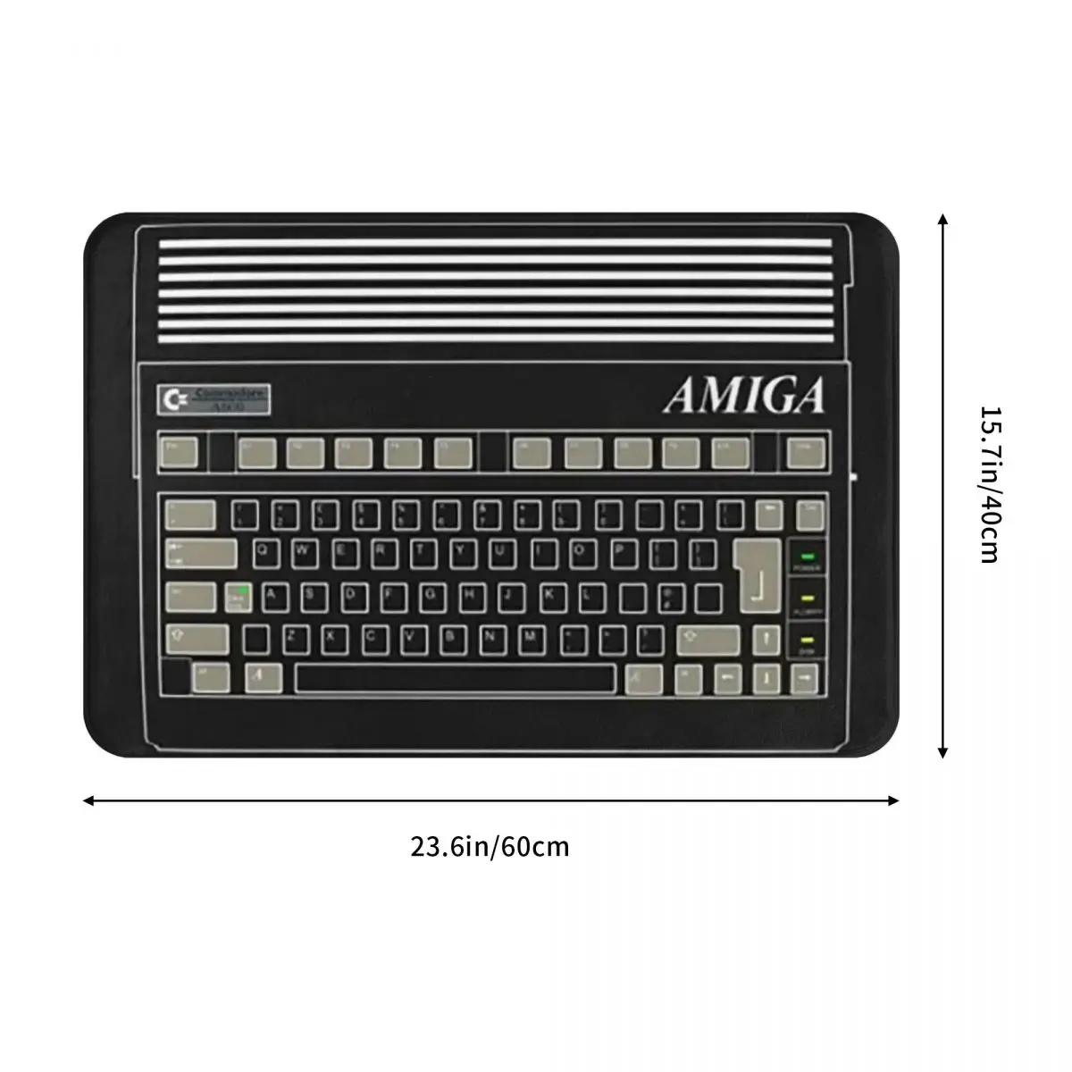 C64 Logo Computer Doormat Water oil proof Carpet Rug Kitchen Entrance Home Floor Mat for Living room Footpad Mats