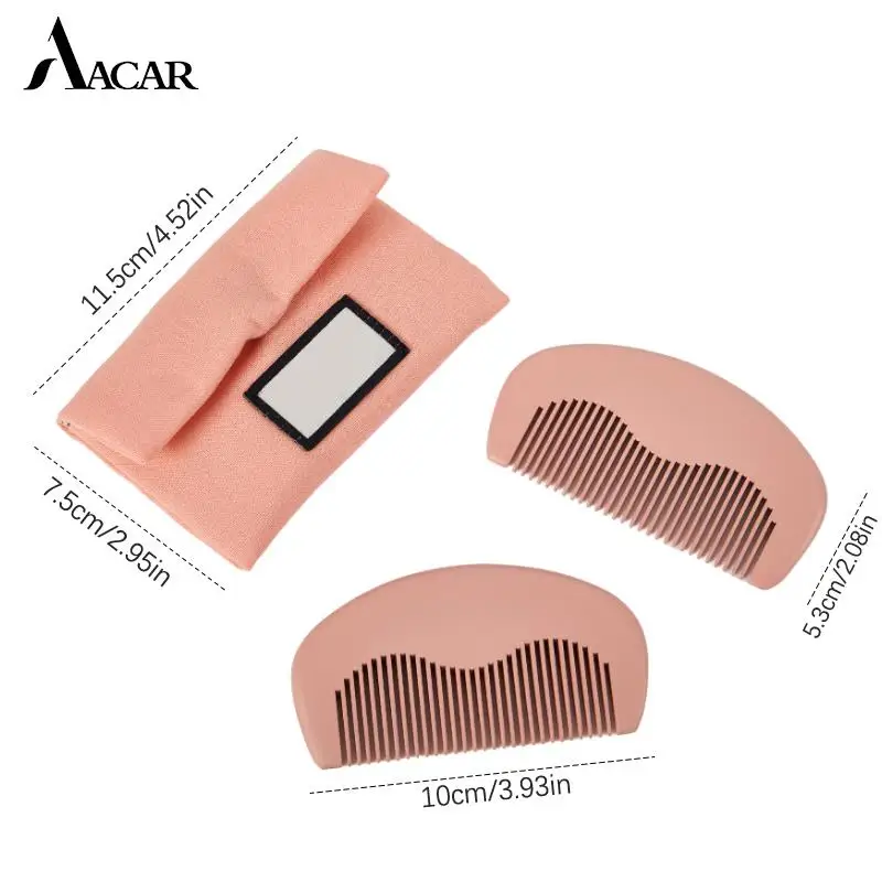 

1PCS Pocket Wooden Comb Portable Women Small Wooden Comb Hairdressing Beard Comb Smooth Hair Hair Styling Tool