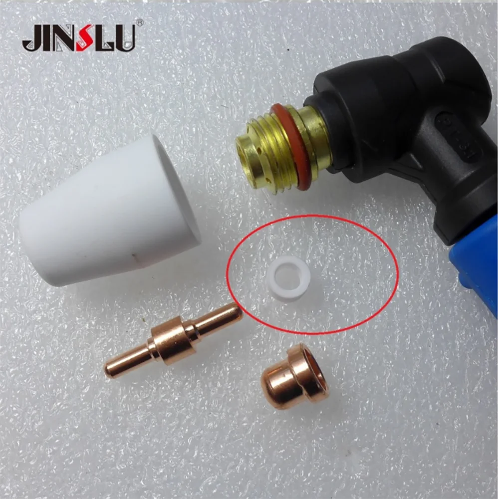 Difusor de Gas de anillo de remolino, PT-31 PT31, cortador de Plasma de aire, antorcha, corte-40 CUT-40D, LGK-40, CT312, 50 Uds.