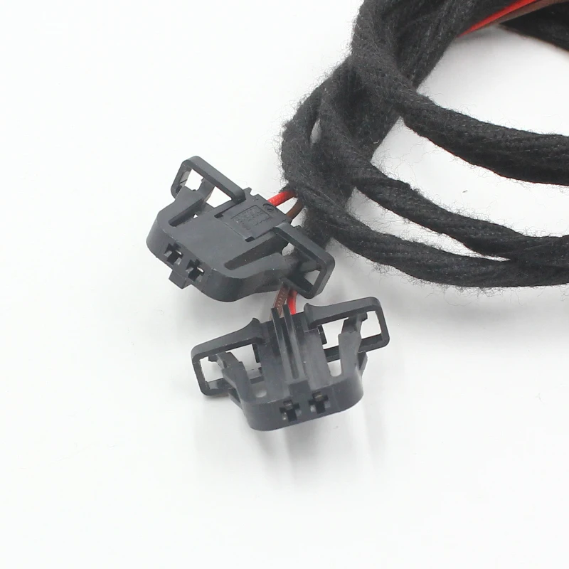 Rockeybright led door warning light wire harness extension cable for vw golf jetta tiguan passat sagitar Skoda Door light cable