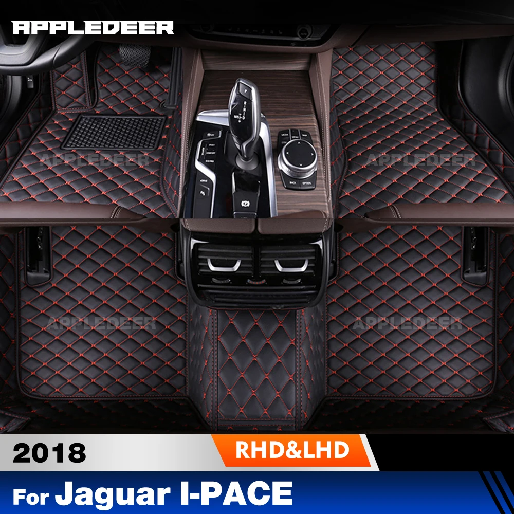 

Car Floor Mats For Jaguar I-PACE 2018 Automobile Carpet Cover Interior Details Accessories Protective