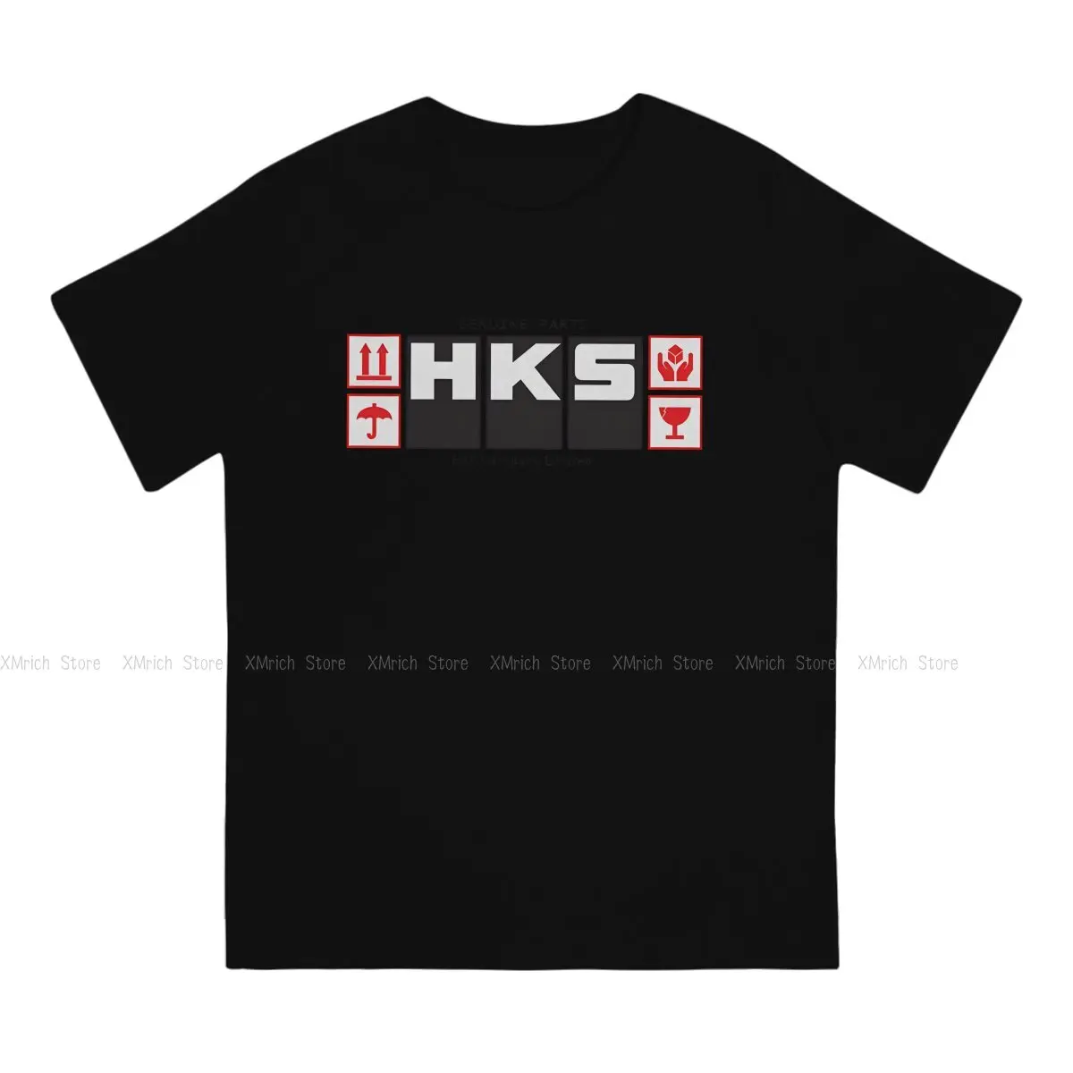 HKS BOX T Shirts Men Cotton Funny T-Shirts O Neck HKS Tees Short Sleeve Clothes Graphic