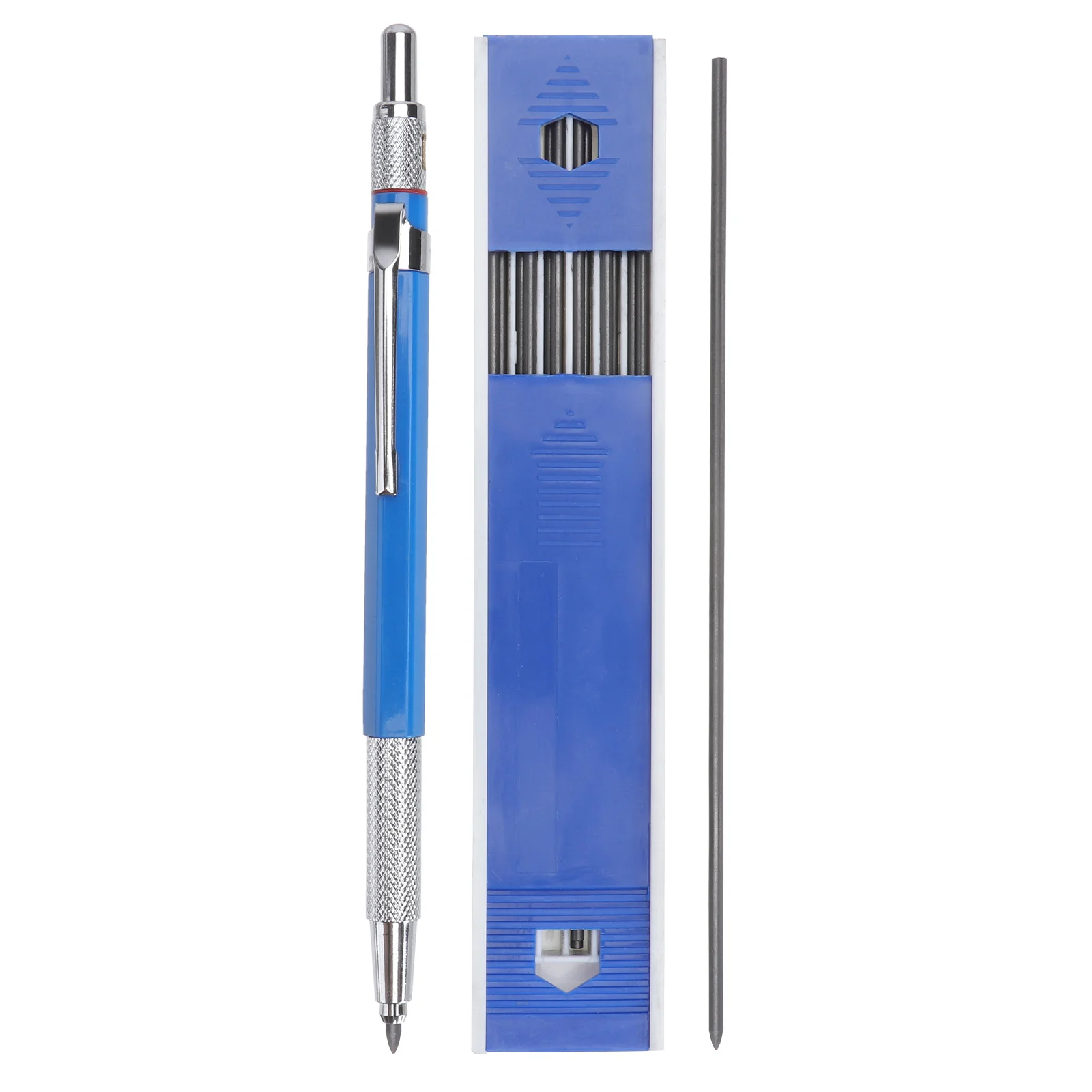 

2Sets Automatic Pencil Set Blue Improved Durability Moisture Resistance Suitable Woodworkers Engineers Engineering Pencil