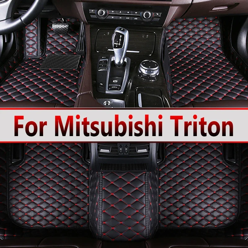 

Полный комплект автомобильных ковриков для Mitsubishi Triton L200 Sportero Hunter Strakar KA 2005 ~ 2014 водонепроницаемый напольный коврик автомобильные аксессуары для интерьера