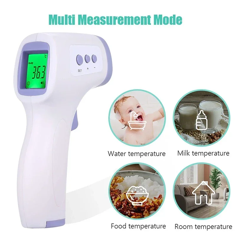 Non-Contact Adult Kid Baby Forehead Infrared Thermometer Gun Medical Digital Thermometer Laser Body Temperature Measurement Tool