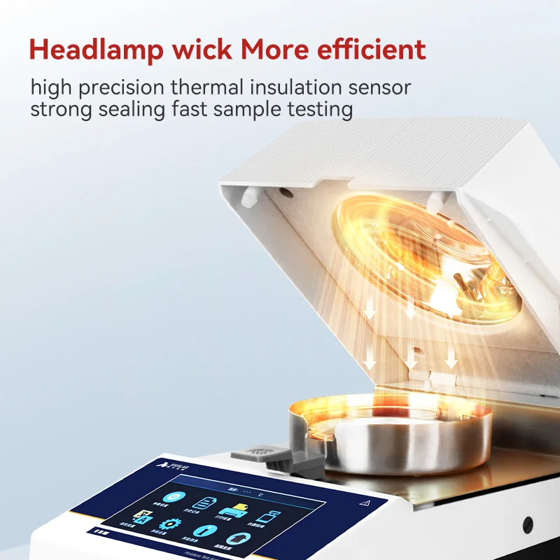 PUNX Premium Automatic Rapid Moisture Analyzer Tester Efficient Equipment For Grain Halon Moisture Detection