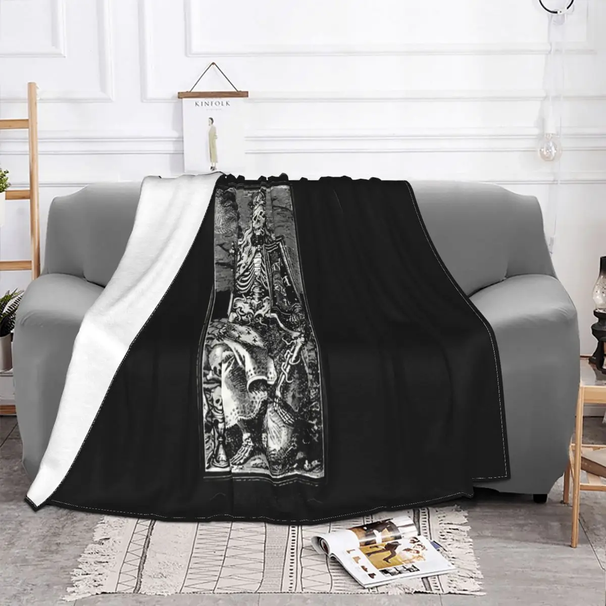 Machine Head Blackening White All Sizes S 5Xl All Heavy Metal Geek Formal Casual Female Unique Tops Throw Blanket