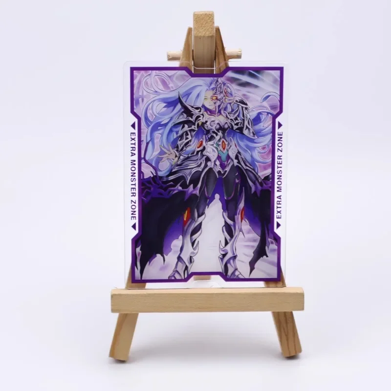 YuGiOh Serziel Watcher of The Evil Eye Self Made Leather Card Storage Box Center Card Anime Classics Game Collection Cards Toy