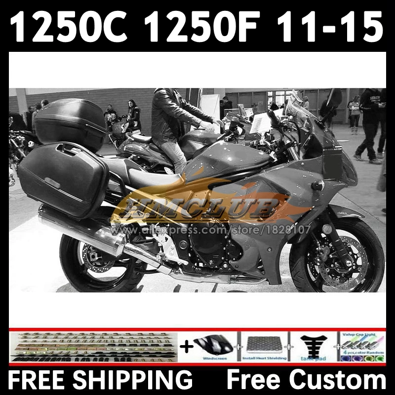 Bandit For SUZUKI glossy grey GSX1250F GSX1250 FA C 11 12 13 14 15 35No.62 GSXF1250 GSX1250C 2011 2012 2013 2014 2015 Fairings