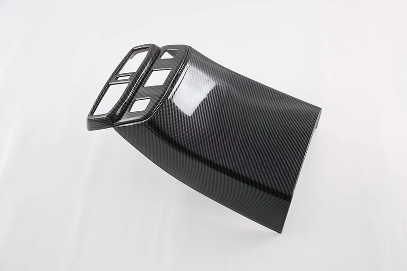 For Lexus RX(ALA10/ALH10）RX350 450h 500h 2022 2023 Carbon Fiber Style Plated Armrest Box Rear Air Vent Frame Trim Cover