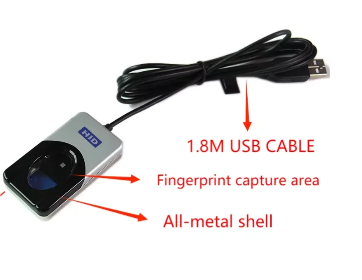 100% Orignal Fingerprint Scanner Digital Persona U.are.U 4500 URU4500 USB Biometric Sensor Reader Made in Philippines With SDK