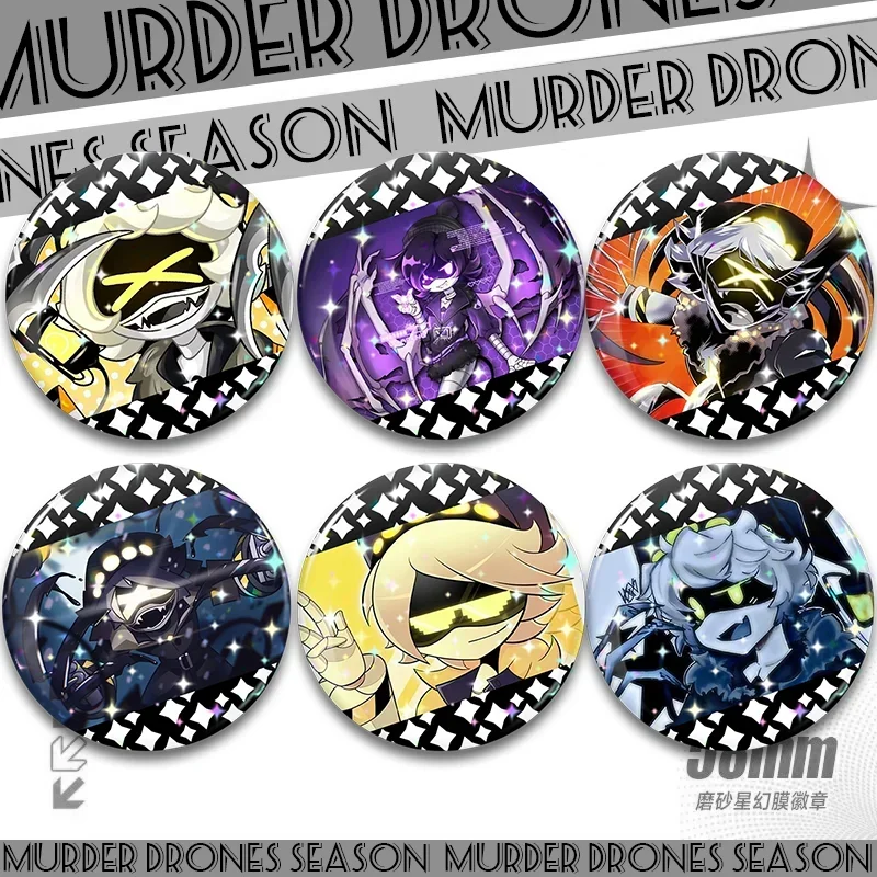 1pcs Murder Drones Fashion Anime  cosplay Accessories pins Mini Brooch