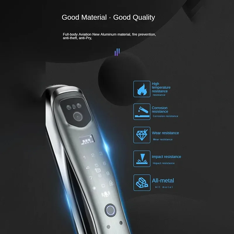 003 Competitive price automatic home electronic locks control APP wifi fingerprint lock Automatic Smart Door Lock