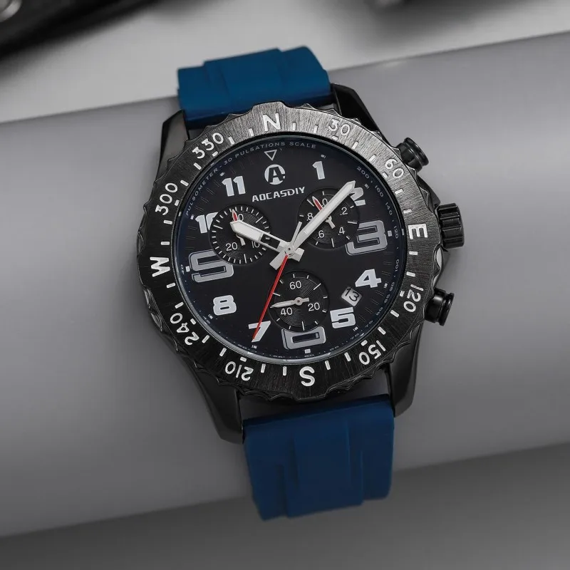 Men's Casual Waterproof Quartz Watch, 3Bar