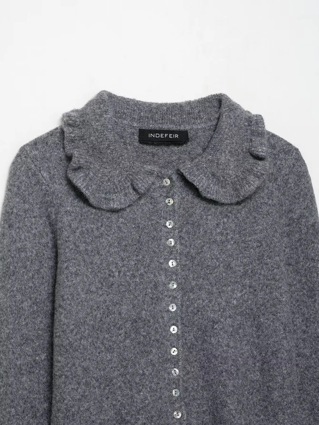 HH Women's Autumn New Fashion Knitted Tops Solid Turn-Down Collar Long Sleeves Single Breasted Female Casual Cardigans Top