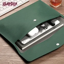 A4 Leather File Folder Business Data Package Document Organiser Fashion Briefcase Contract Bill File Bag School Office Supplies