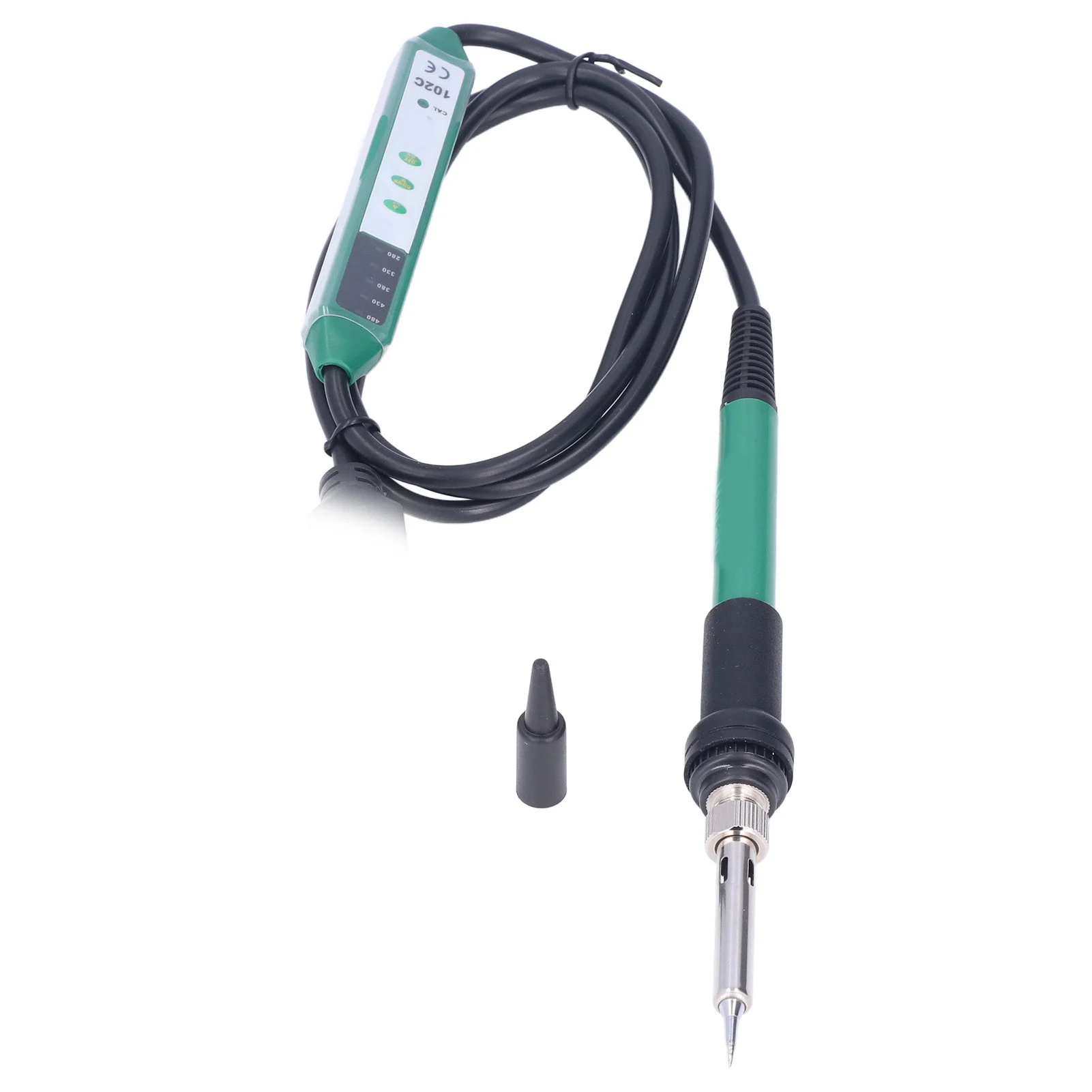 Ceramic  Soldering Iron Electric Soldering Iron Adjustable Temperature Control Portable Pointed Welding Tool BST‑102C