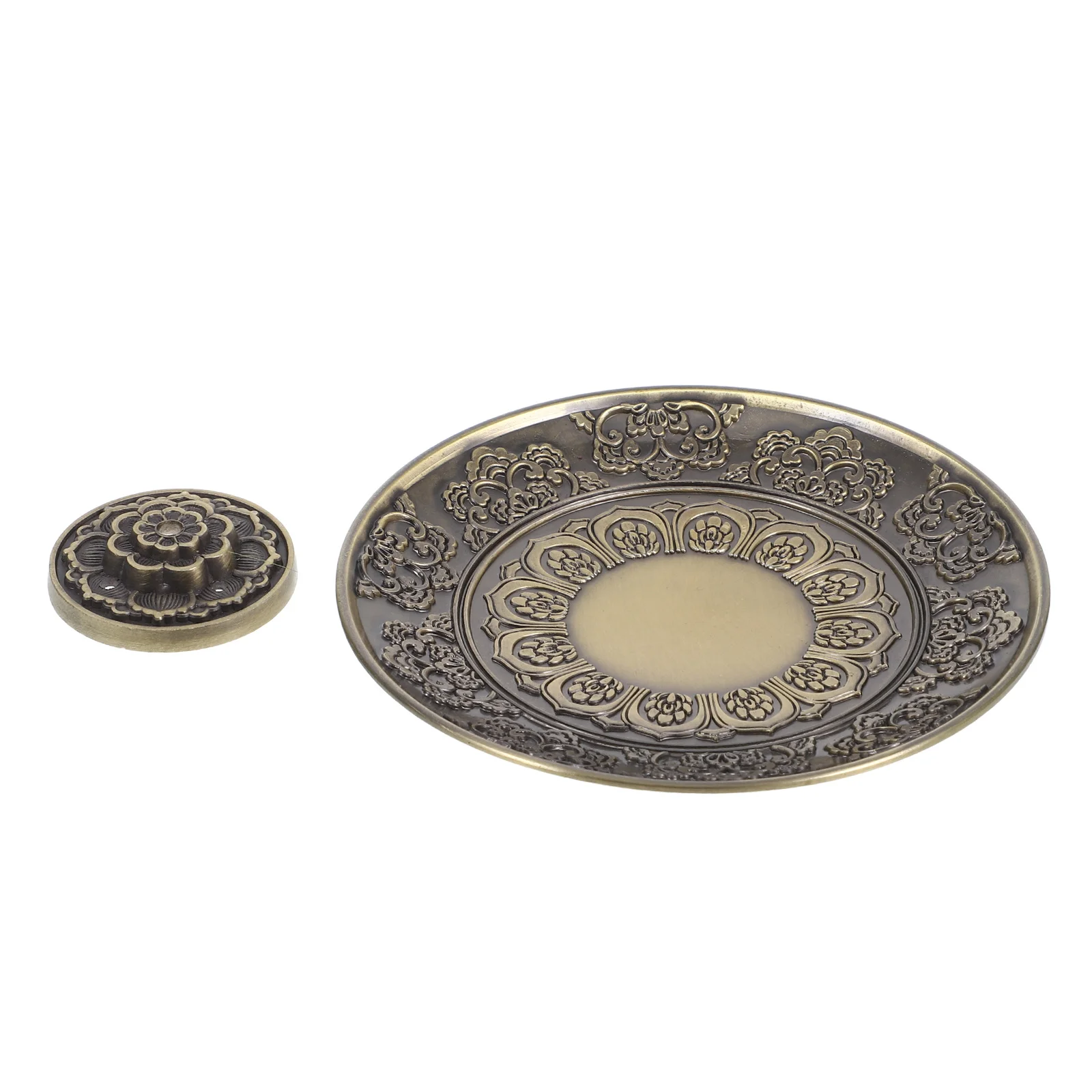 1 مجموعة سبائك الزنك البخور عصا حامل معدني لوتس تصميم الروائح الموقد للداخلية منعش حامل عصا البخور #3