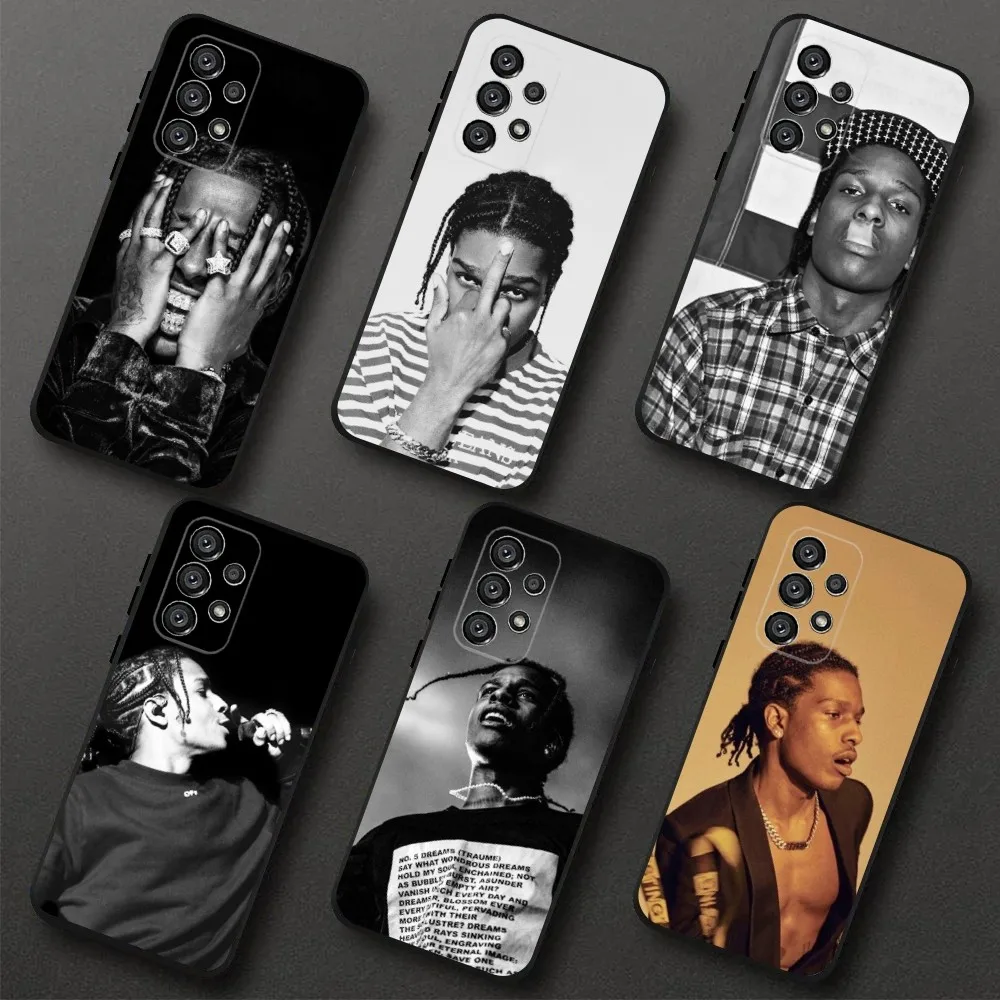 A-ASAP Rocky Rapper Phone Case For Samsung Galaxy A20,A21s,A22,A31,A32,A52,A53,A72,73,A80,A91 Soft Black Cover