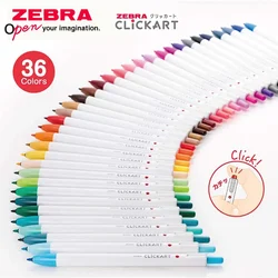 1pcs Japan ZEBRA Highlighter Pen Clickart Marker WYSS22 Hand Account 36 Color Painting Mildliner Light Soft Head School Supplies
