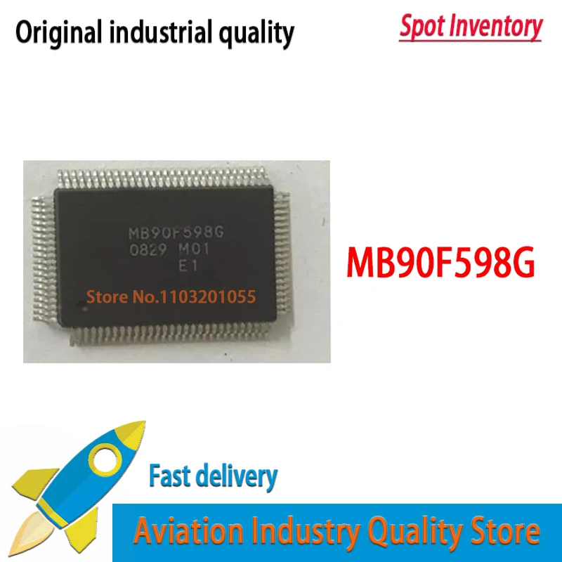 1PCS/LOT New original  in stock  MB90F598 MB90F598G QFP