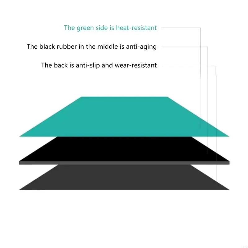 F42D耐熱性ESD保護ゴムマット30x40cm電子携帯電話のコンピューター修理ワークショップのための角質作業面