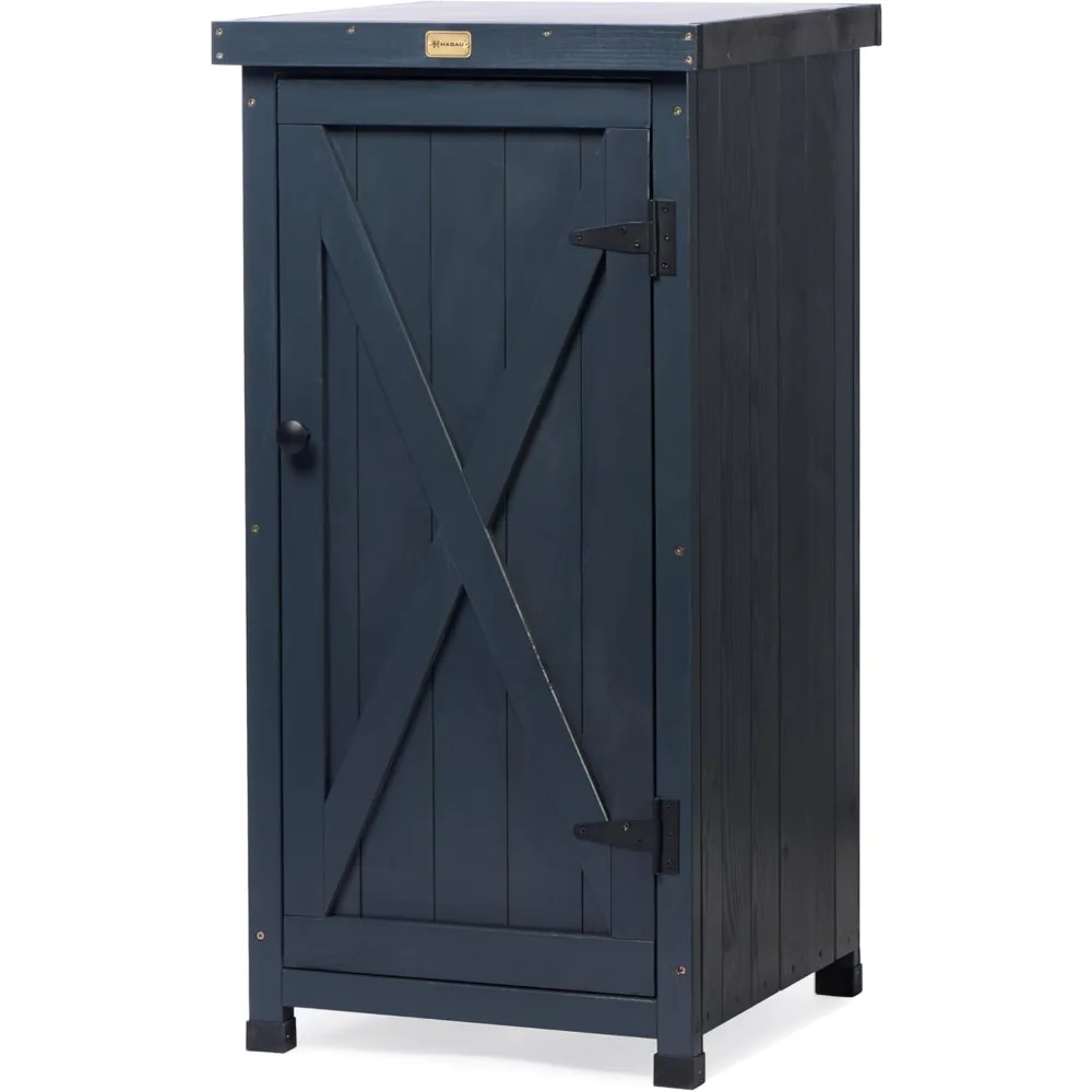 

Шкаф для хранения на открытом воздухе для патио, садовая скамейка с полками и металлической столешницей, деревянная рабочая станция для посадки, погода