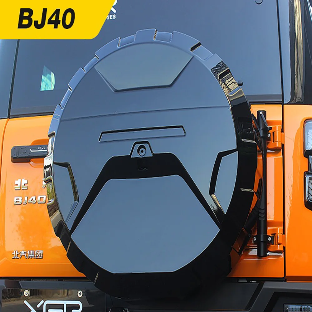 Suitable For 24 BAIC BJ40 Spare Tire Cover Rear Spare Tire Cover BJ40c City Hunter Spare Tire Cover Beijing BJ40 Modified Parts