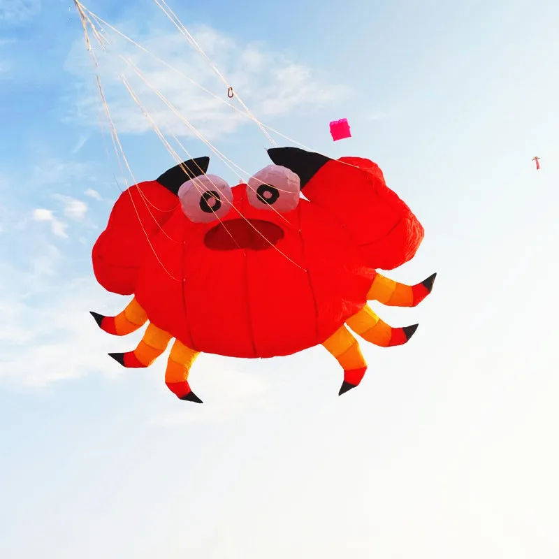 Free shipping crab kites outdoor spielzeug drachen steigen big kite windsurfing pipa brasileira latawiec profesjonalny wireless