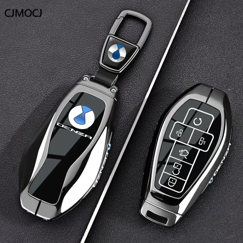 غطاء مفتاح من سبائك الزنك الفاخر لـ DENZA D9 Z9 Z9GT N7 N8 N9 - حافظة مفاتيح واقية سلسلة مفاتيح #2