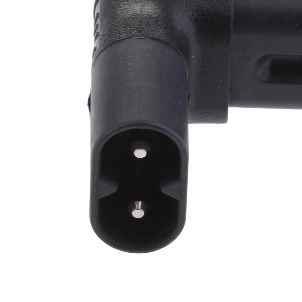 Rotating Adapter Plug C7 to C8 Figure 8 Right Angle AC Power Cable Adapter for Appliance Connection