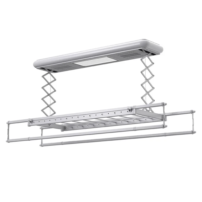 

Универсальная электрическая сушилка для одежды для современных жилых помещений, стальной материал, голосовое управление, стерилизация, быстросохнущая стирка