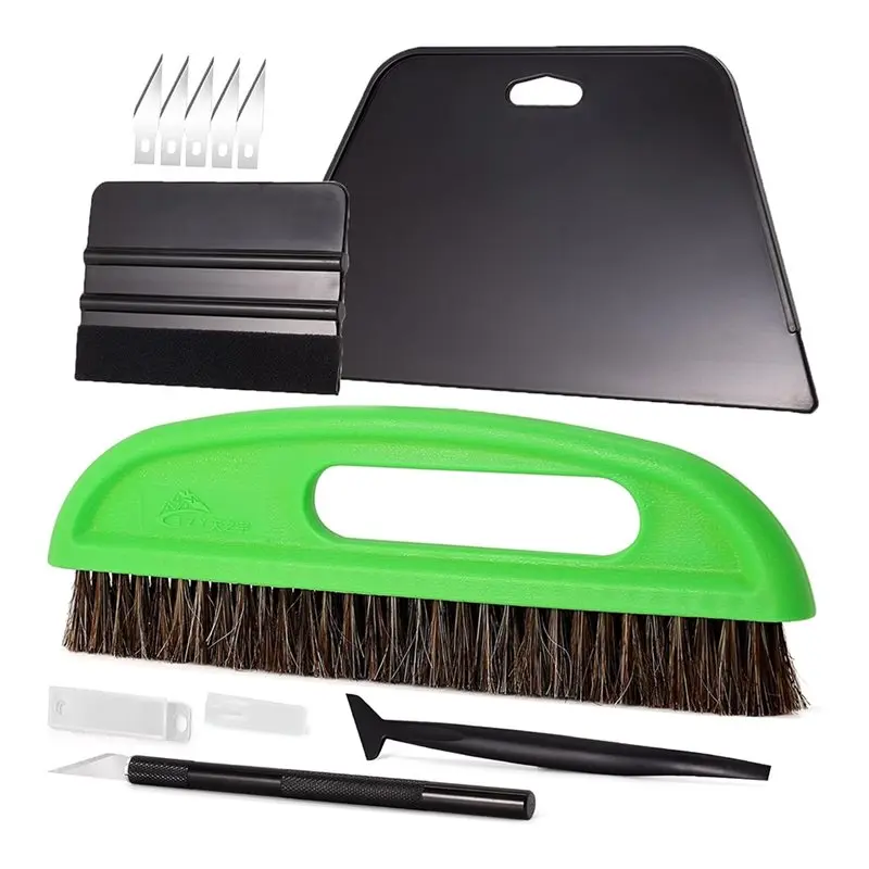 

Wallpaper Smoothing Tools Kit For Peel And Stick Vinyl- Includes Paste Brush, Squeegee, Felt Squeegee& Cutter