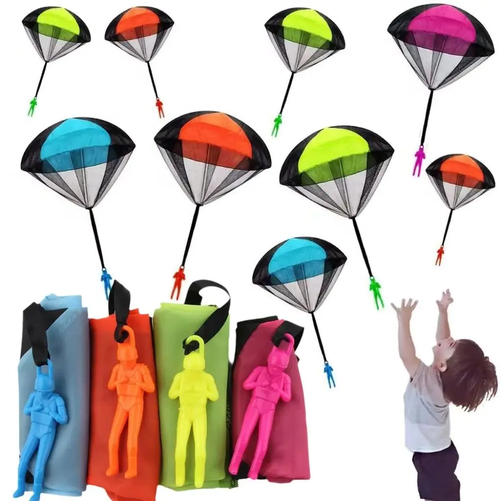 

4/8 шт., детский мини-парашют, уличная пляжная игрушка, развивающие игрушки для родителей и детей, развлекательные игрушки