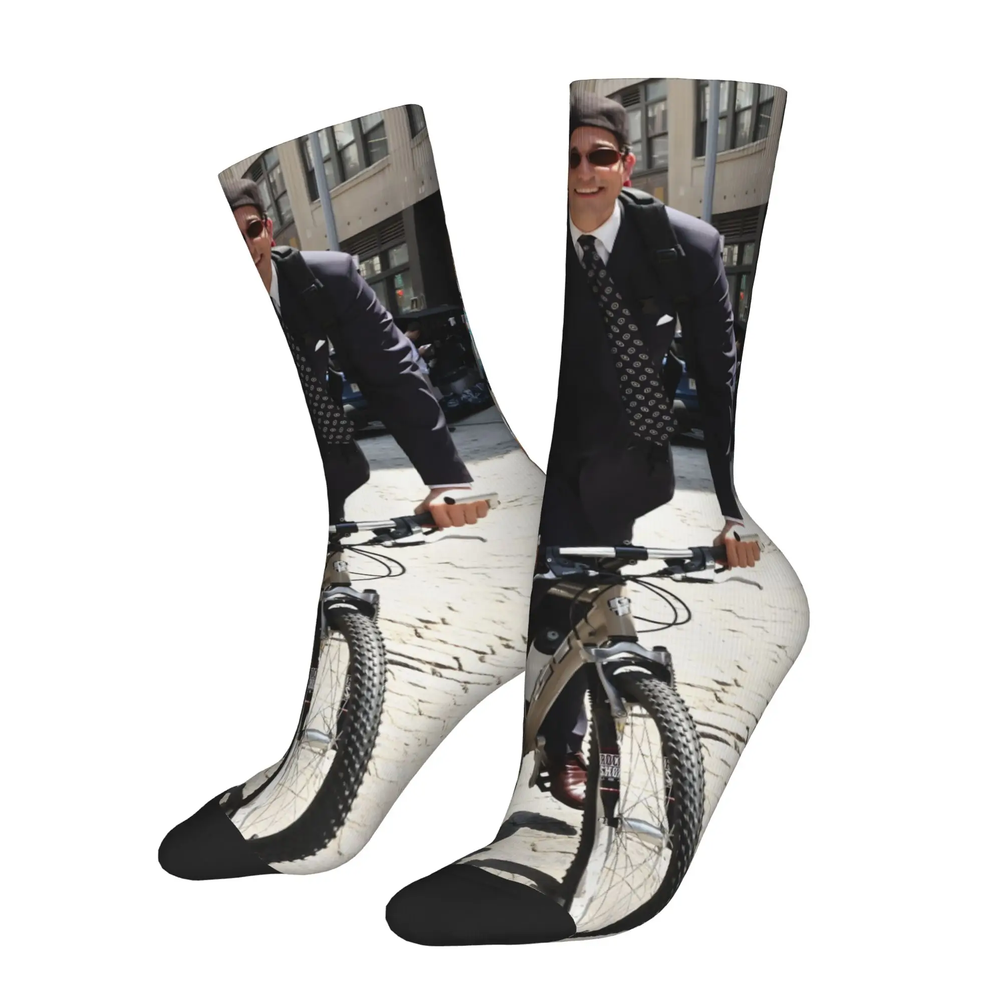1 Pair Happy Funny Men's Sock Paul Anthony Kelly Vintage Harajuku  Street Style Novelty Seamless Crazy Sock Gift Printed