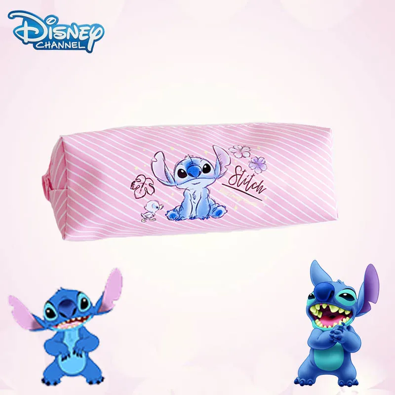 Disney Stitch Pen Bag Stationery Box Stitch Pencil Case Kawaii Lilo & Stitch Print Cute Students Storage Bag Stationery Toy Gift