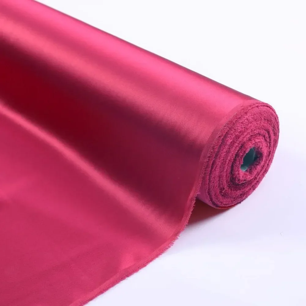 Silk/Spandex Fabrics 22 Momme 140CM Width 93% Silk+7% Spandex Fabric Natural Mulberry Silk Fabric High-quality Plain Crepe Satin