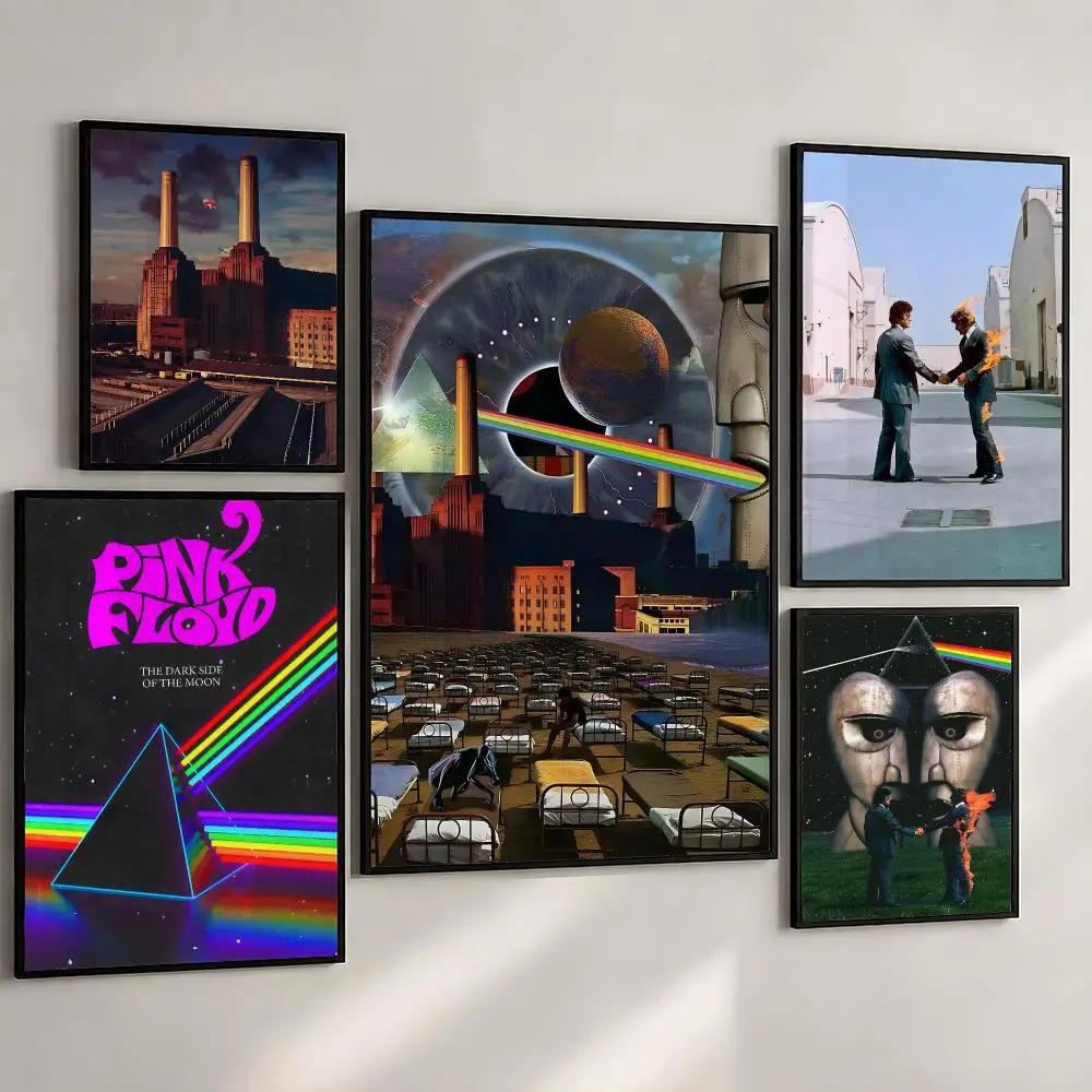 Band Pink Floyd The Wall Poster PP Wall Art Print Removable Water-Resistant Home Decor For Bedroom Apartment Gift