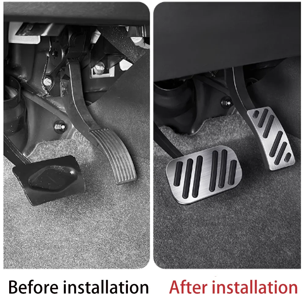For BYD Song Pro Sealion 5 DM-i 2024~2027 2025 2026 Car Brake Gas Pedal Non-slip Pedal Protect Interior Modification Accessories